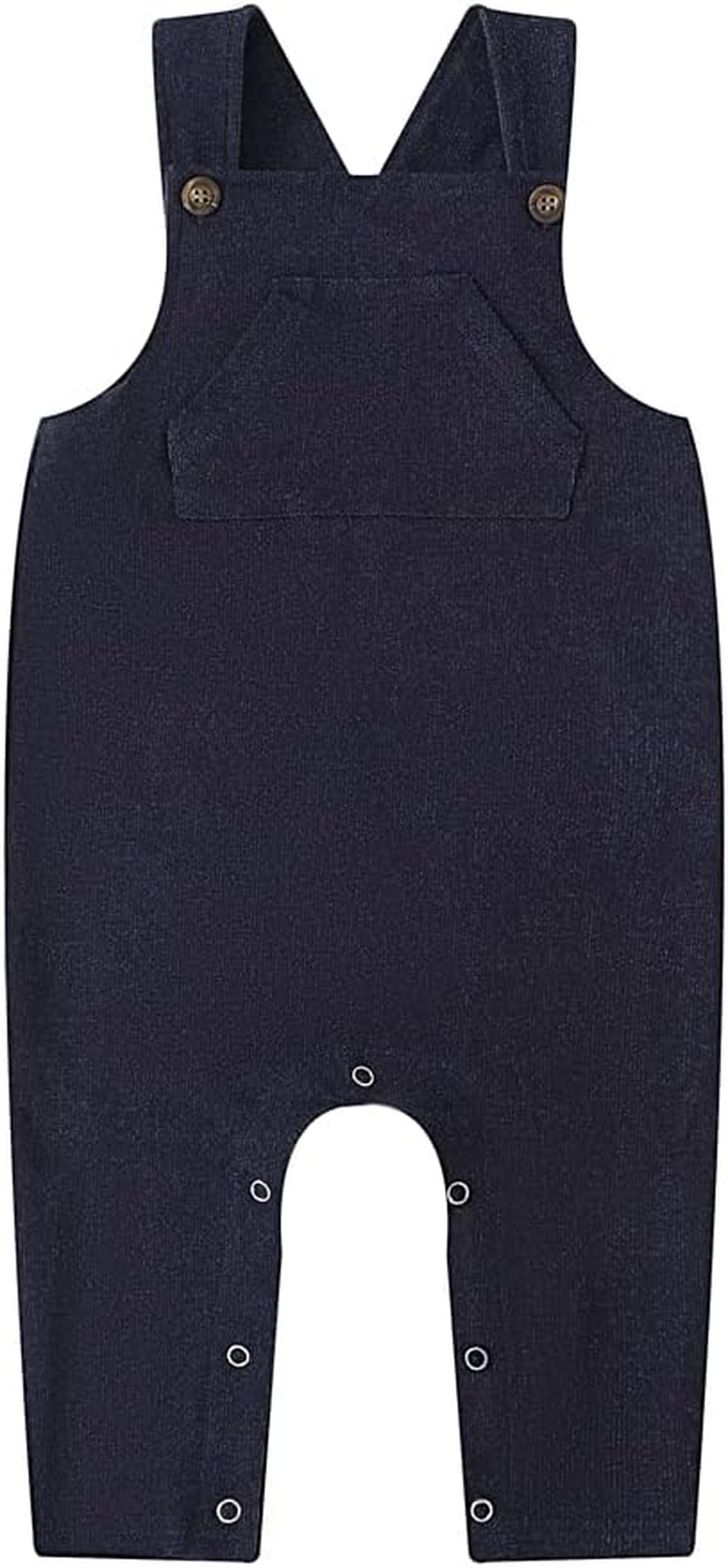 Memaster Denim French Terry Dungaree For