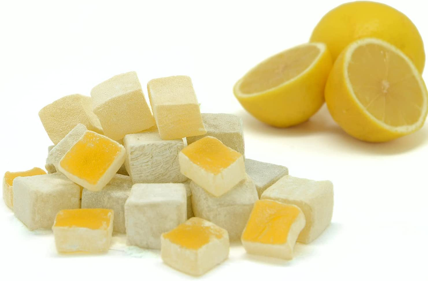 Mughe Gourmet Turkish Delight Candy Elegant Gift Box - 13.05Oz/370G - Halal, Vegan Lokum Fruit Flavors Rose, Strawberry, Lemon, Orange, Mint - Gifts for Special Occasions, Mother'S Day, Birthdays image number 6