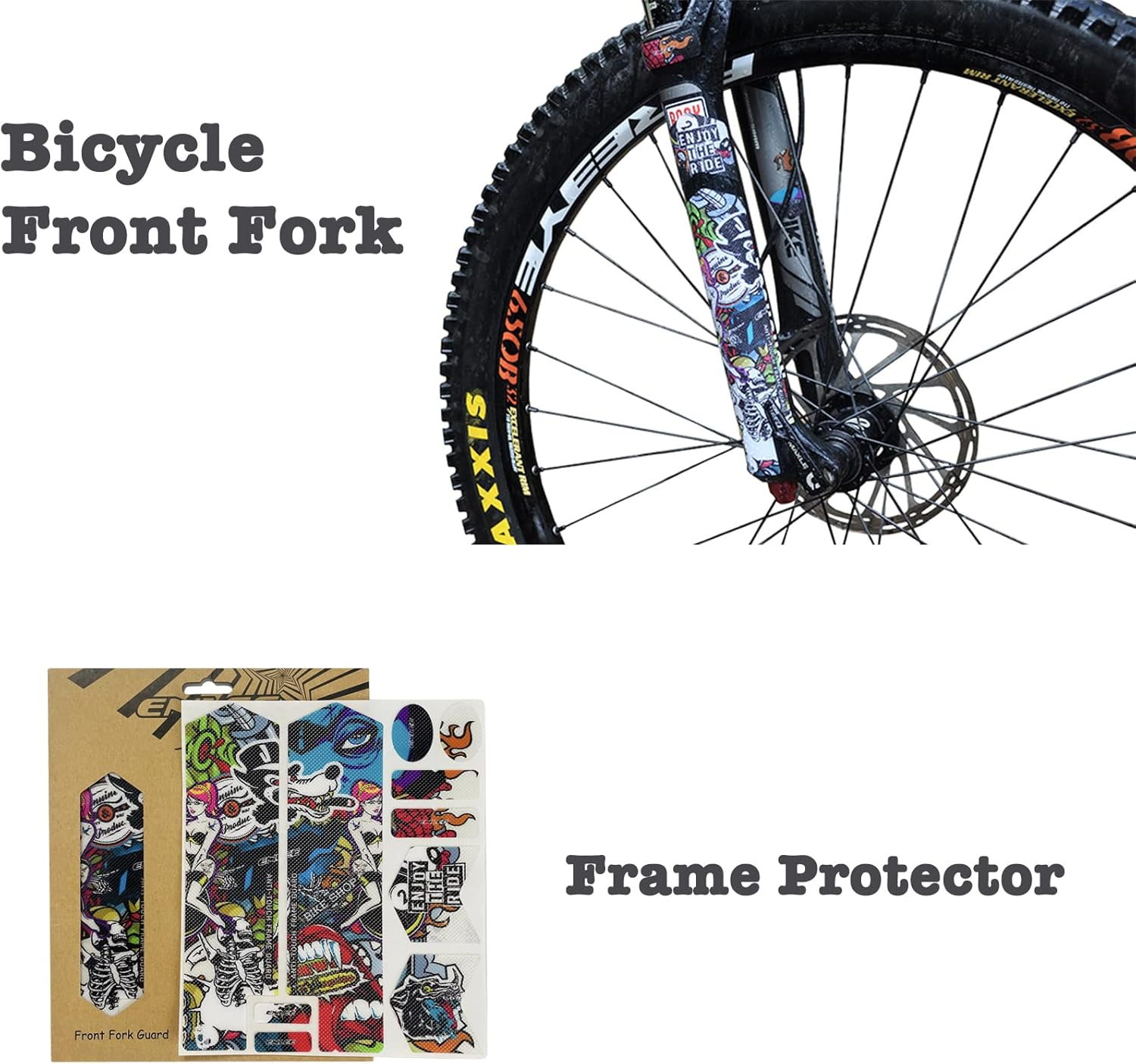 ENLEE Mountain Bike Frame Protector- Do Great at Protecting Your Bicycle Frame image number 5