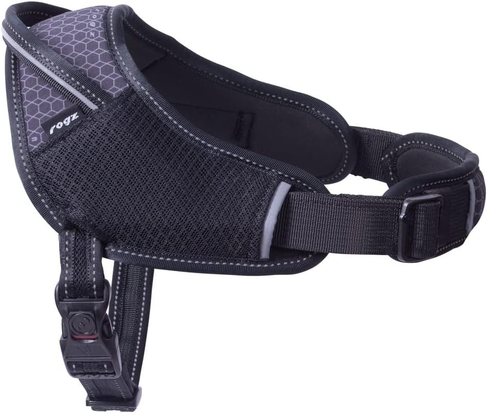Rogz Airtech Sport Dog Harness, Nightsky Black, Medium image number 6