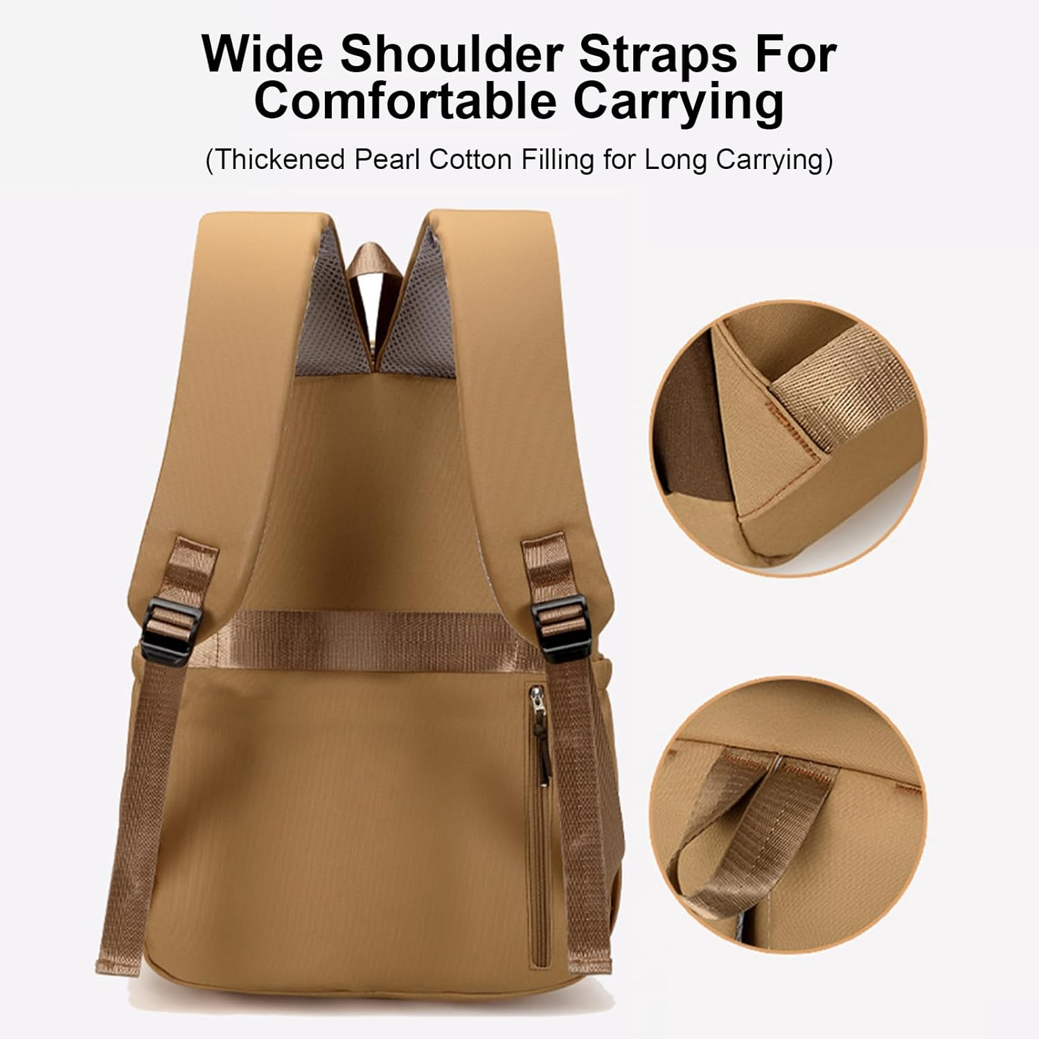 Capybara Backpack - Stylish Bag with Pencil Case and Shopping Bag, Aesthetic Computer Backpack for Girls Schoolgirls Everyday Companion - Book Flip image number 1