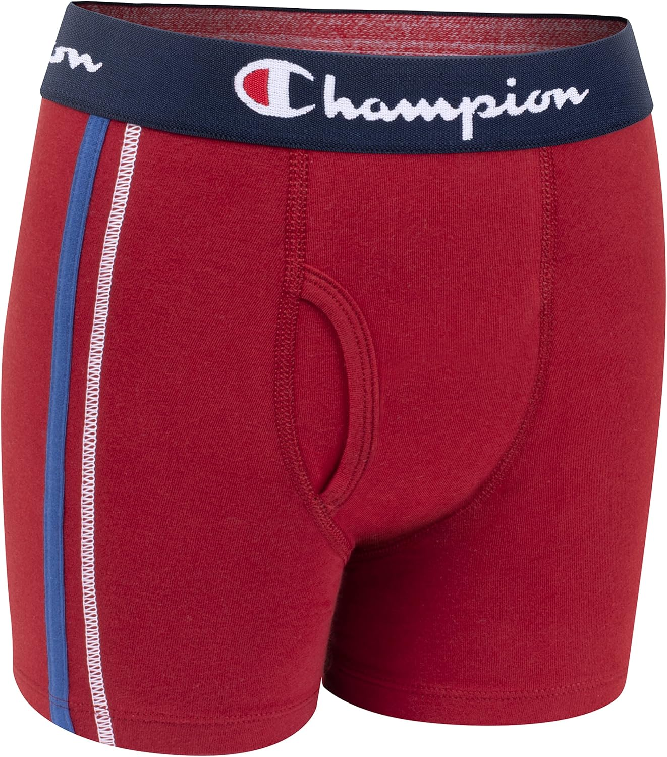 Champion Boys' Underwear, Cotton Stretch Boxer Briefs, Moisture-Wicking, Assorted 4-Pack
