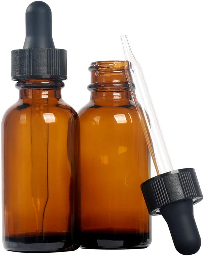 Magic Season Boston round Glass Bottles (Amber / 30 Ml with Droppers / 6 Pcs) image number 5