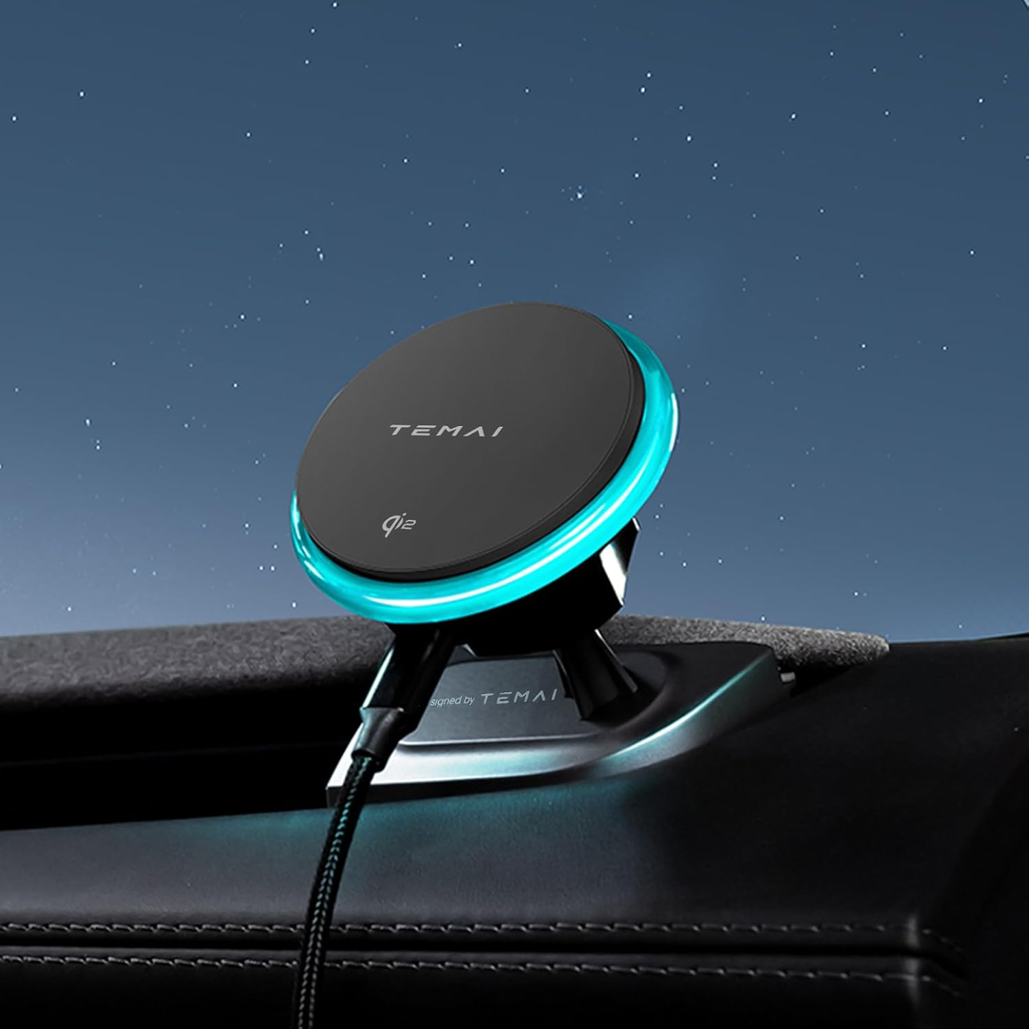 Magnetic Phone Mount for Tesla Model Y Juniper and Model 3 Highland, Driver-Side Vent Fixed Holder, Strong Magnetic Iphone Mount with 360&deg; Rotation, One-Handed Operation, No Airflow Block