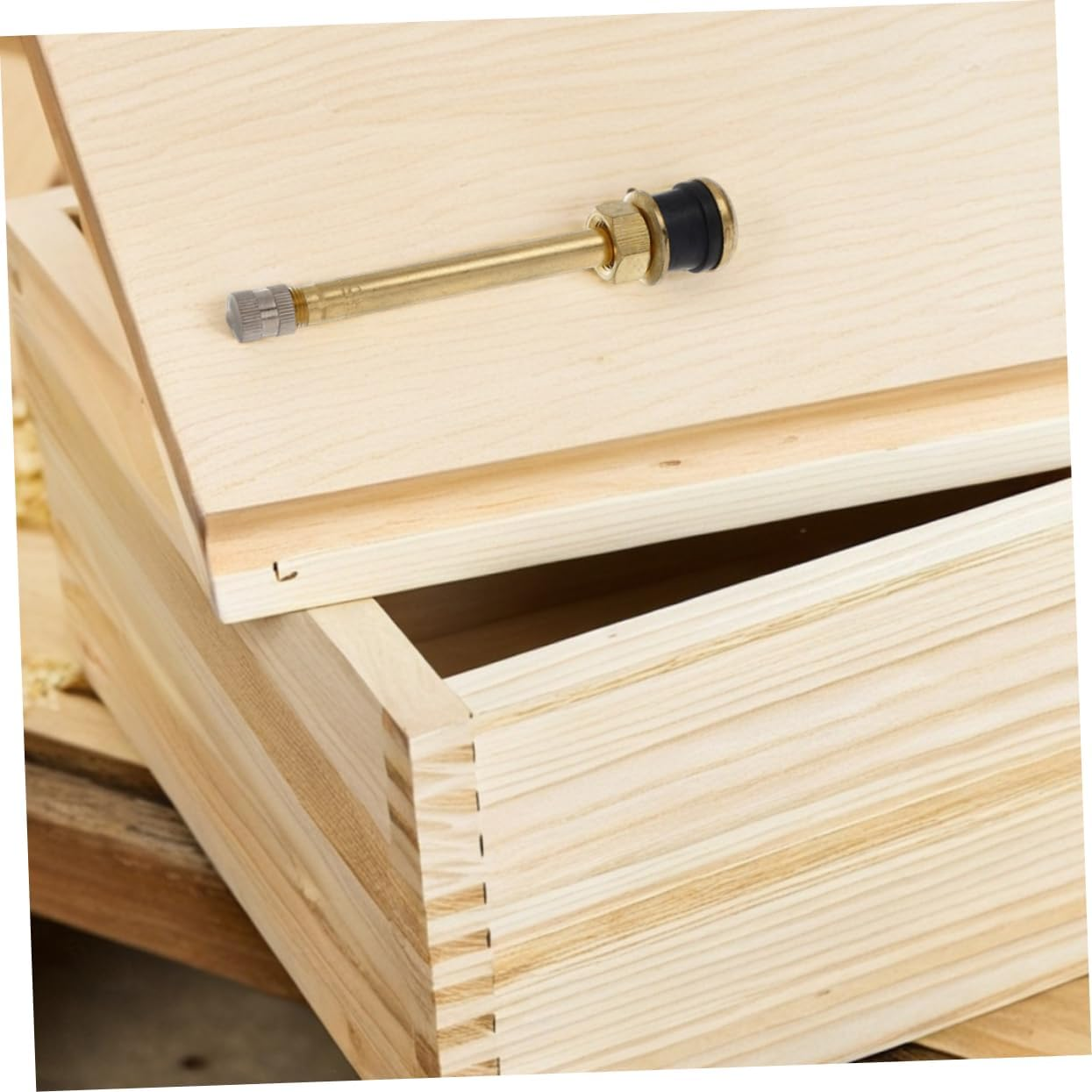 VALICLUD 2Pcs Heavy Duty Copper Tire Valve Stems Tubeless Airtight Pressfit Replacement for Trucks Buses Cars Fit Commercial Vehicle Wheel Rim