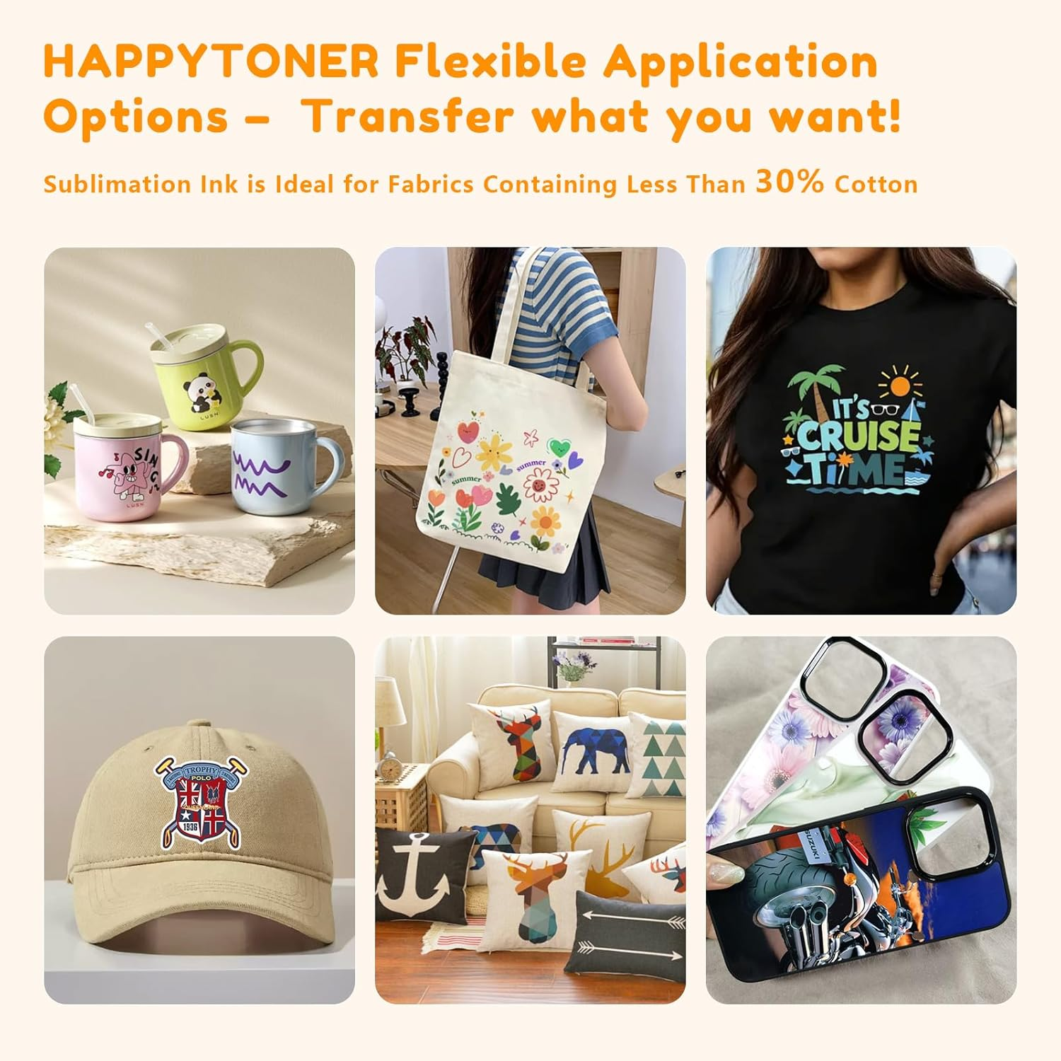 Sublimation Ink for Epson 2800 Ecotank ET-3750 ET-3760 ET-3830 ET-4850 ET-4750 ET-2760 ET-2700 ET-4760 ET-15000 ST-2000 Heat Press Transfer on T-Shirt Mug (Upgrade Version/Anti-Uv) image number 3