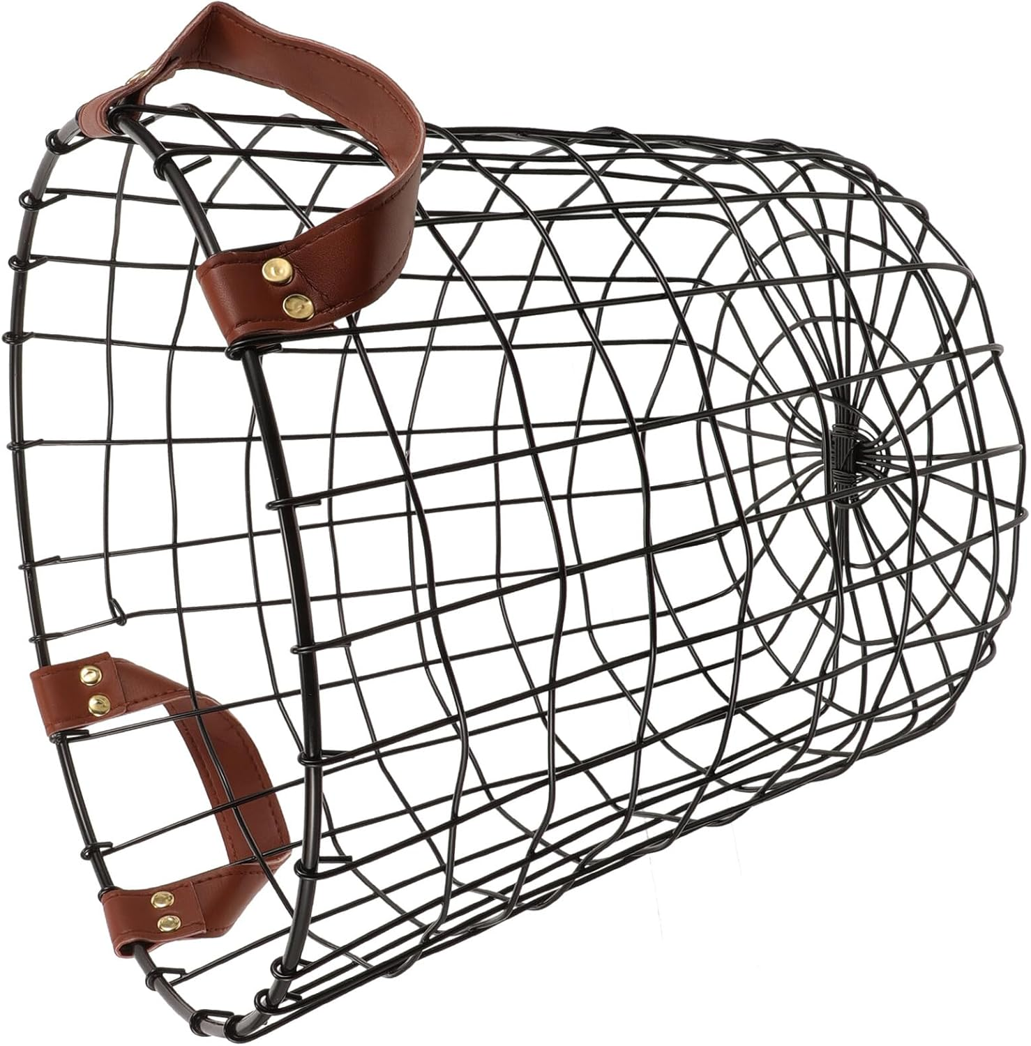 Large Metal Firewood Storage Basket with Handle for Indoor Outdoor Use Heavy-Duty Timber Holder and Multi-Purpose Organizer for Logs Magazines Camping and Storage image number 5