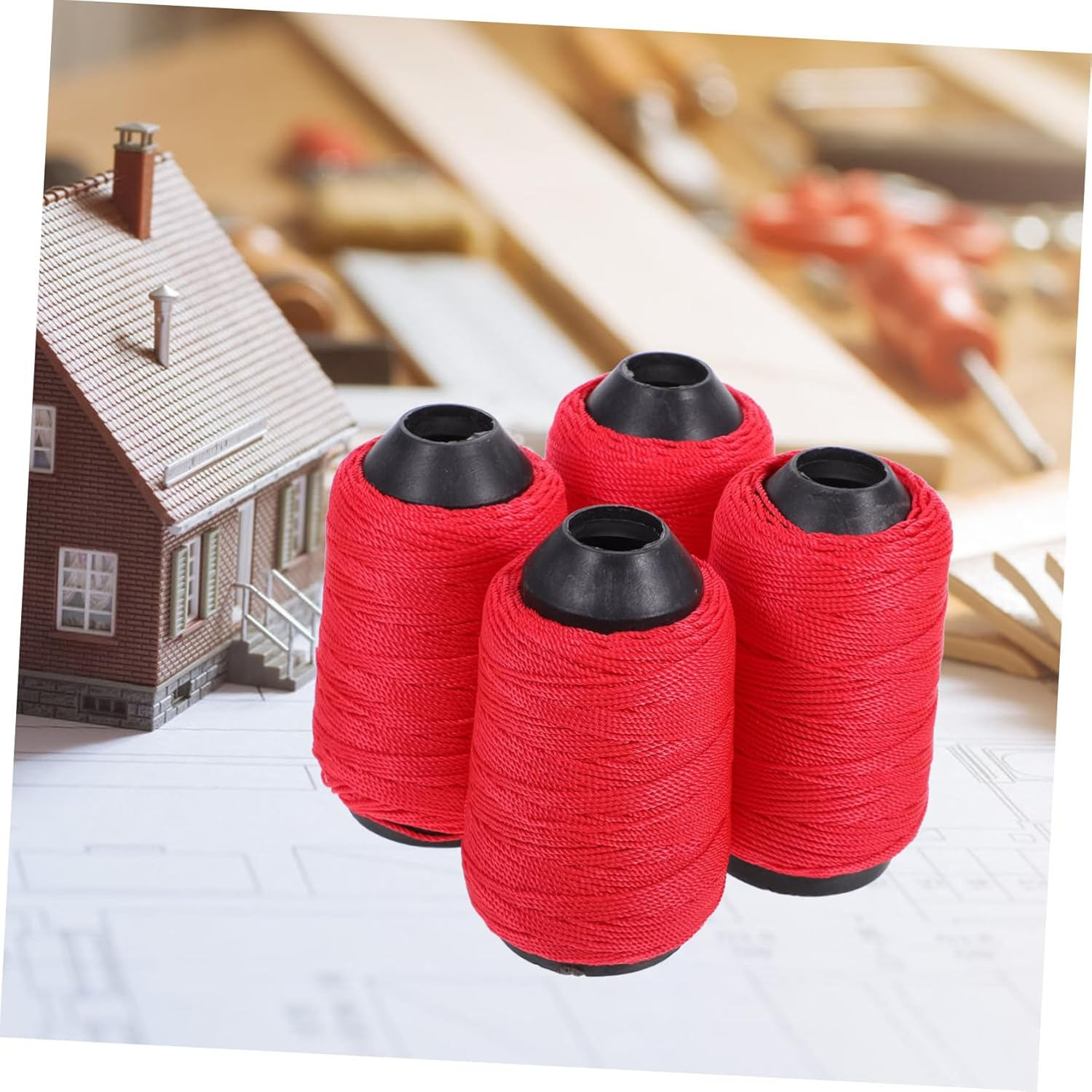 Sosoport 4Rolls Nylon Thread for Gardening Construction of Strong Twine for Plant Ties Tree Support Crafts image number 4