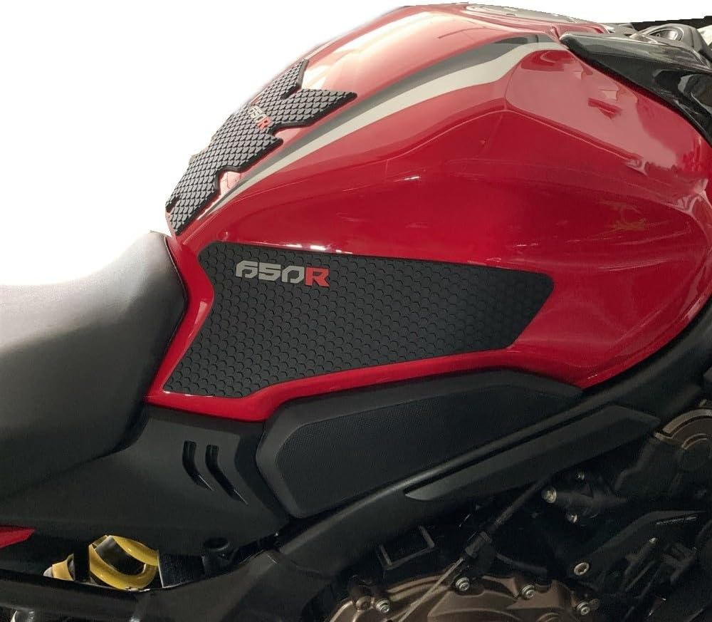 ONE.K.S Motorcycle anti Slip Tank Grip Stickers Traction Rubber Side Pad Knee Gas CBR650R CB650R 2019-2023 image number 3