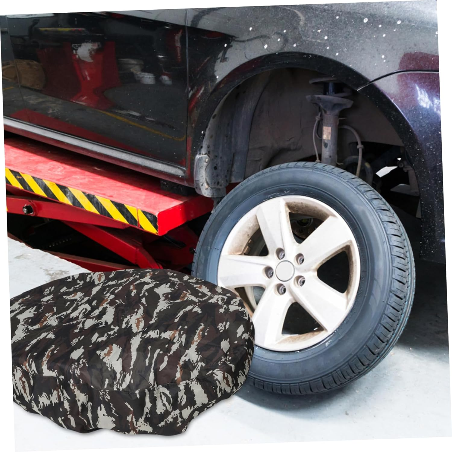 SWOOMEY Camouflage Tire Covers Oxford Cloth Wheel Protectors for SUV Truck Rv Camping