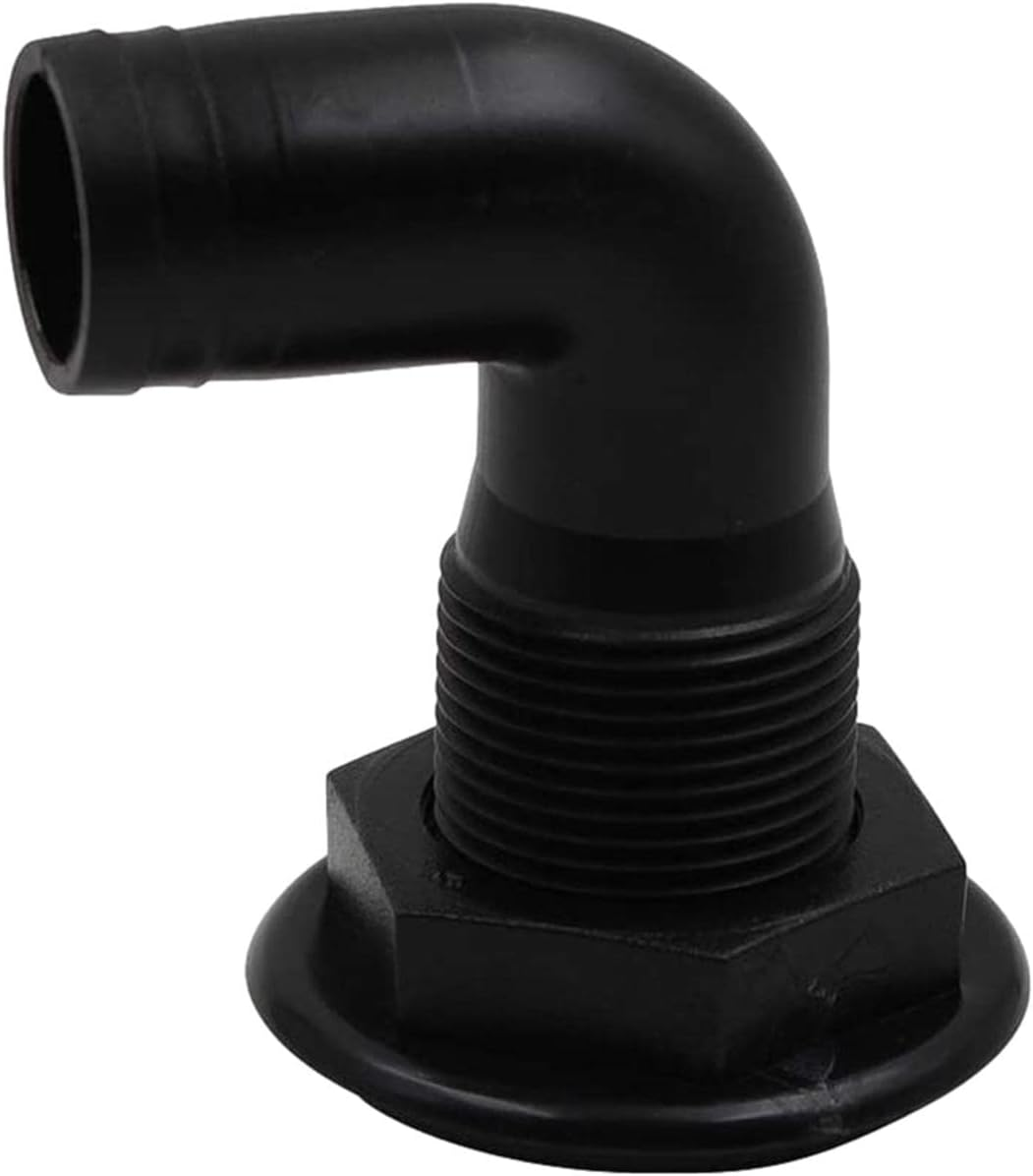 Right Angle Yacht Bilge Drainage Outlet - Marine Sewage Drainage Outlet,Reusable Sewage Drain Outlet Accessory for Tractors Marine Motorhomes Yacht Caravans Kot-Au