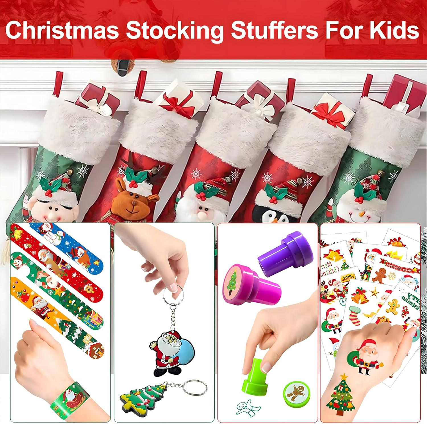 123Pcs Christmas Party Favors Toys for Kids Stocking Stuffers Birthday Party Gifts Carnival Prizes Goodie Bag Pinata Fillers Treasure Box School Classroom Rewards Christmas Theme Toys Bulk