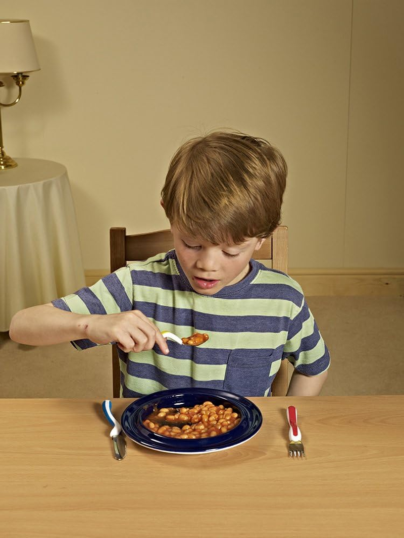 NRS Healthcare M80282 Kura Care Easy Grip Children'S Cutlery - Knife, Fork and Spoon Set image number 2