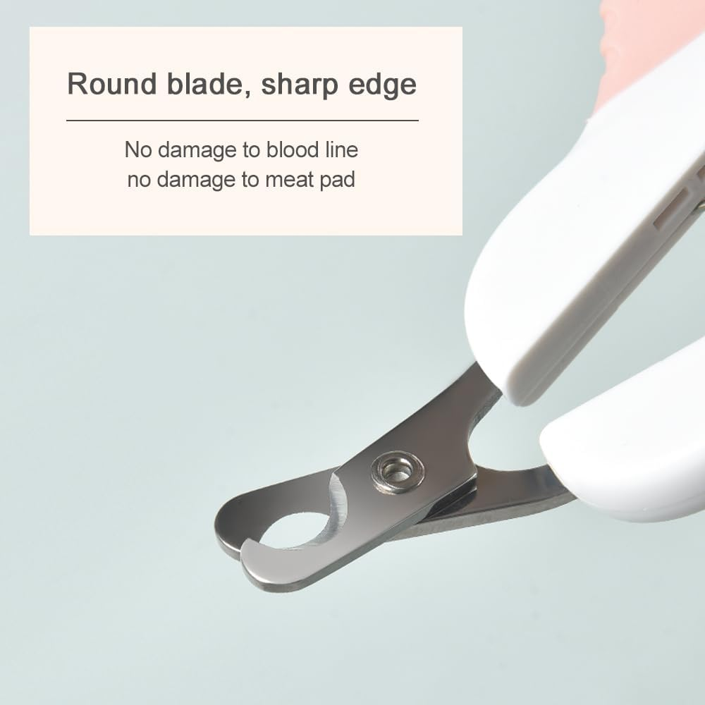 BPS Pet Cat Scissors Stainless Steel Plastic Professional Product for Pets (Grey) BPS-5587GR image number 4