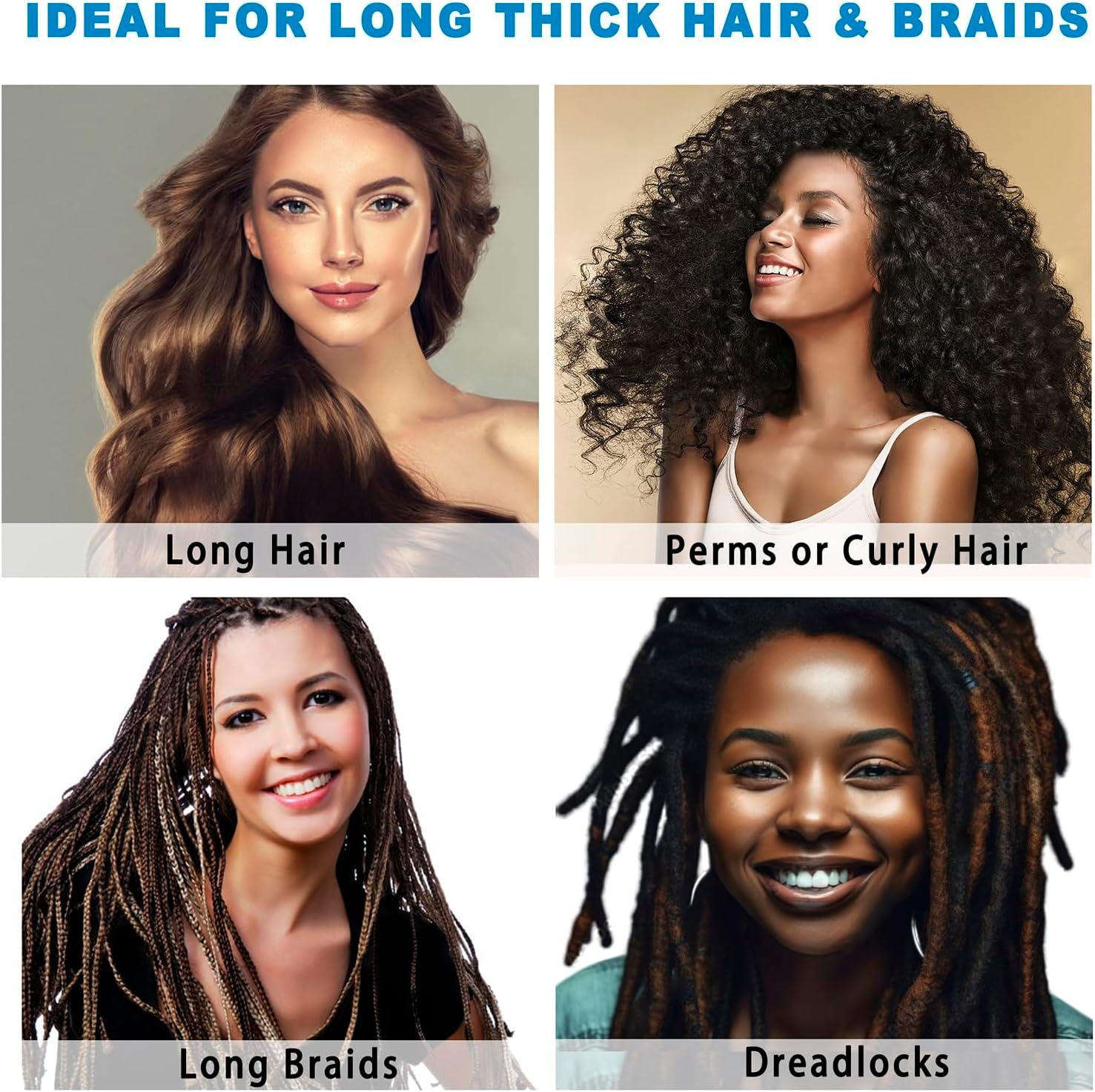 CHFONG Super Jumbo Shower Cap 2 PCS Waterproof Shower Caps for Women, Extra Large Shower Cap, Reusable Super Large Bath Caps Hair Cap for Long Thick Curly Hair, Locs, Twist Braids - Black + White image number 2