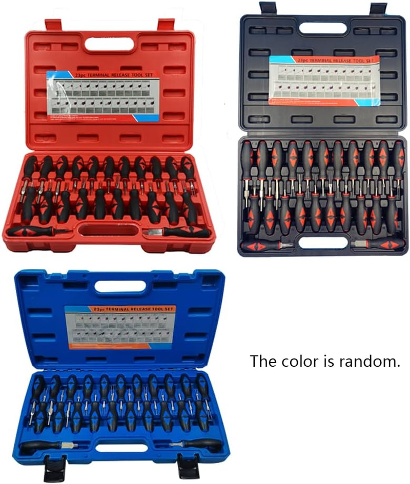 Domary ZX001 23Pcs Connector Release Electrical Terminal Removal Tool Kit Set Auto Repair Tools image number 2