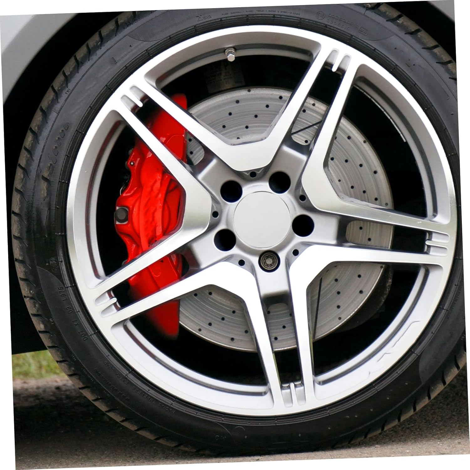 ASAKKURA 4Pcs Car Wheel Hub Covers for Semi Trucks Cars Tire Hub Caps Protection Covers image number 6