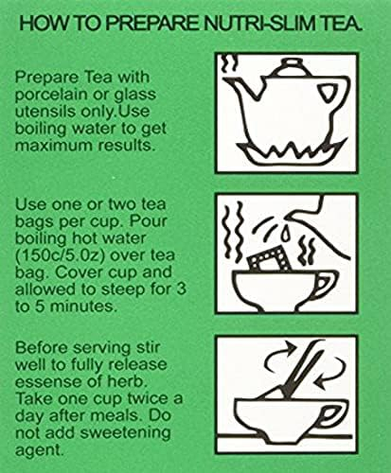 Nutri-Leaf Dieter'S Regular Strength Nutri-Herbal Tea 30 Bags, 30 Count image number 1