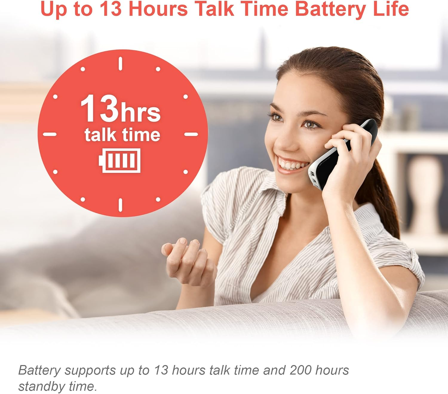 Vtech CS1551 DECT Cordless Phone with Answering Machine and Call Block, 2 Handsets, Intercom, Landline House Phones, White, Caller Id/Call Waiting, Redial, Handsfree, Illuminated Display and Keypad image number 3