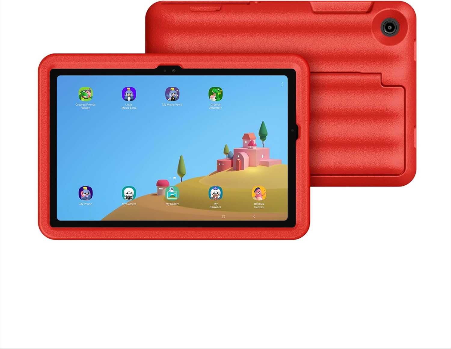 Samsung Galaxy Tab A9+ Kids Edition 11&rdquo; 64GB Wifi Android Tablet, Long Battery Life, Expandable Storage, Slim & Lightweight, Kid-Friendly Durable Puffy Cover, US Version, Red