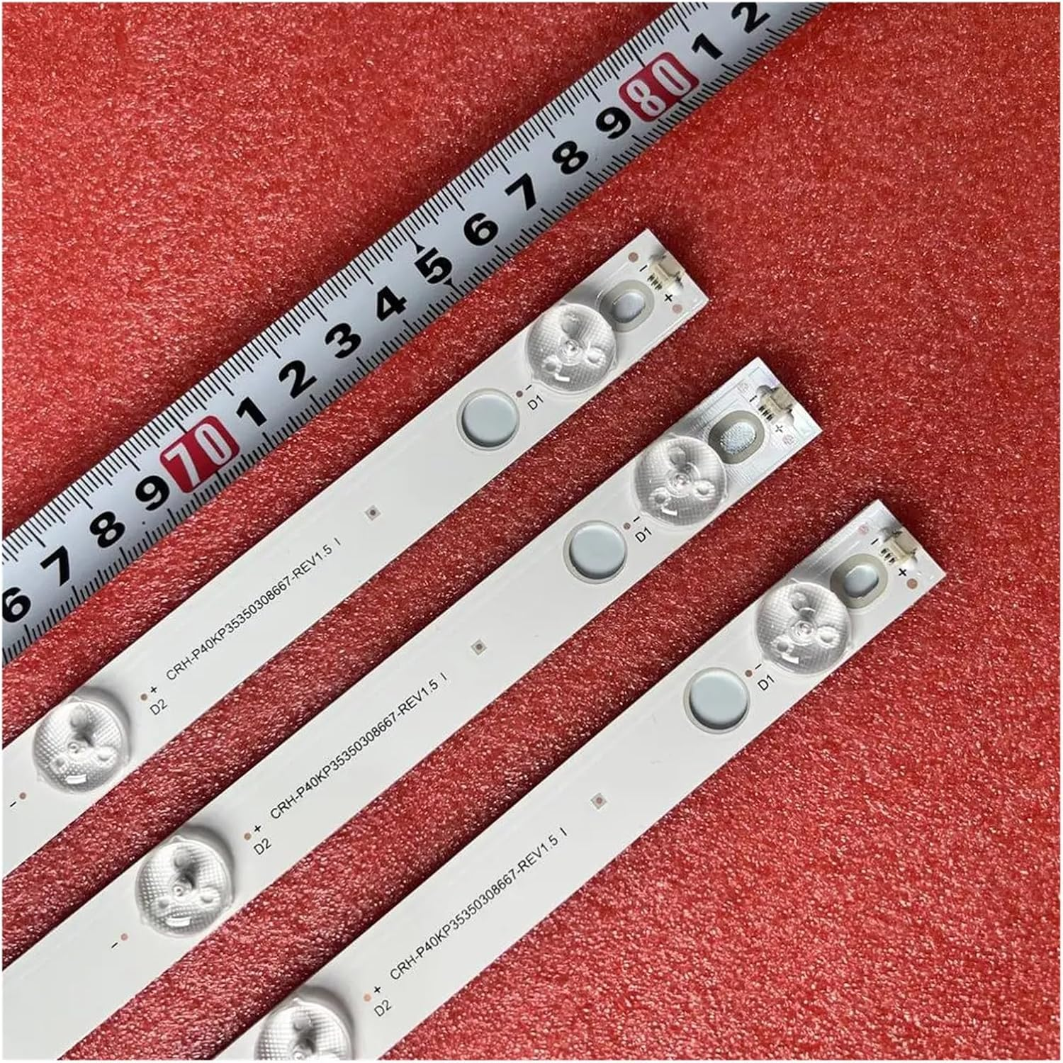 HMCAUCVEJ LED Backlight Bar for TV CRH-P40KP35350308667 LC-40UI7552K 40UG7242K LC-40UG7252K LC-40FG5341KF TV 40/135O 40BJ51 40/138M(Kit 3Pcs for 1 TV) - 6Pcs For 2 Tv image number 2