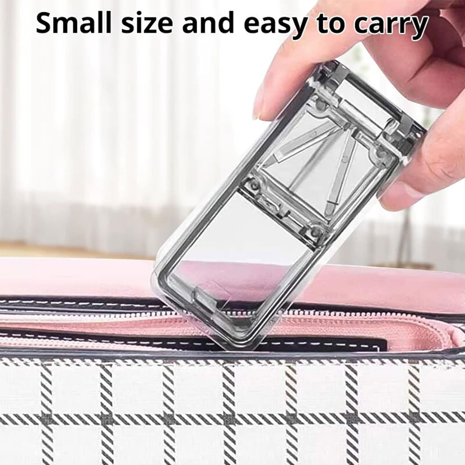 2Pcs Pill Cutter Splitter for Small Pills and Large Pills Tablet Vitamin Medicine Cutter with Ergonomic Design (Black) image number 5