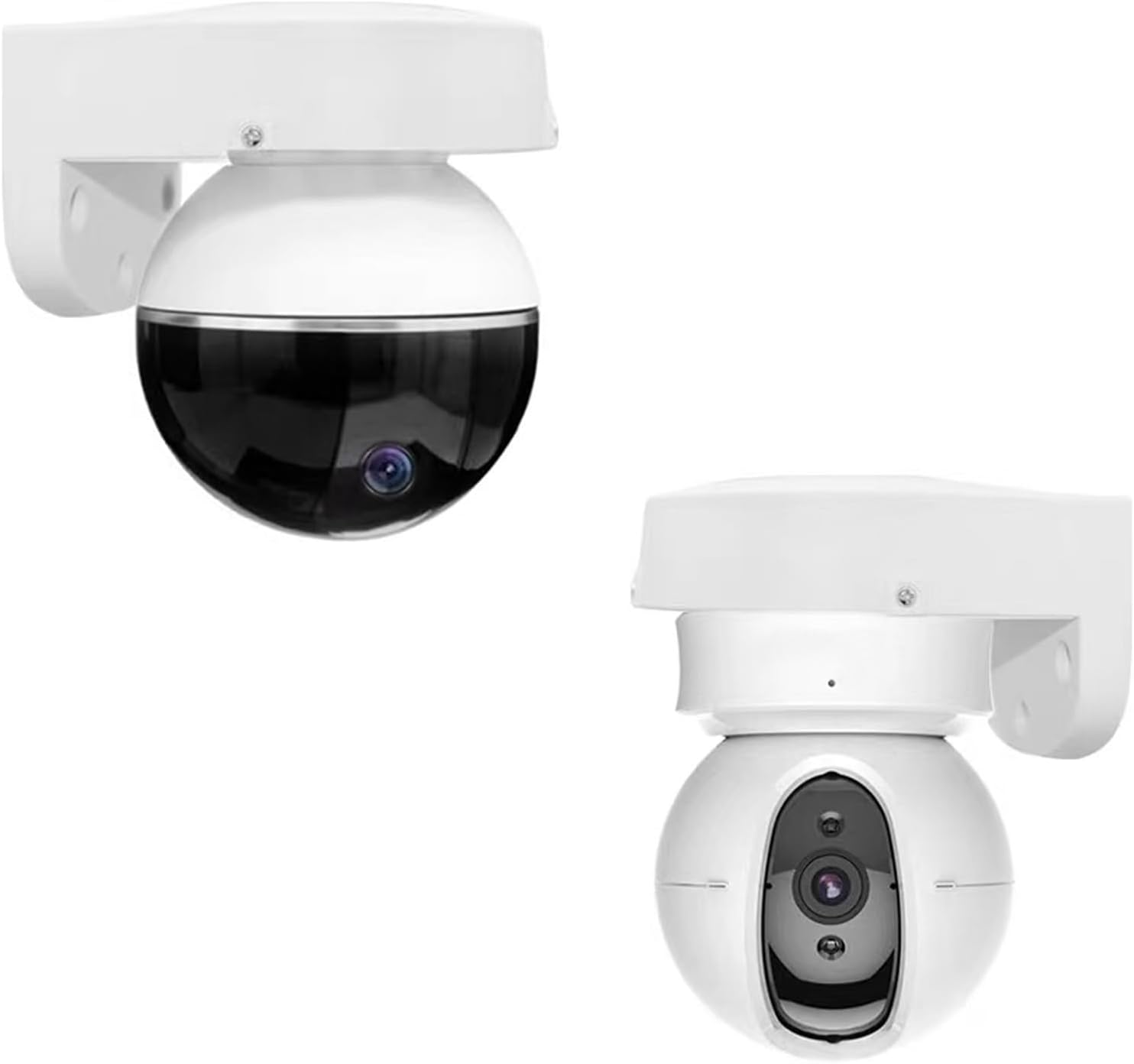 Universal Wall Mount Bracket for Dome Security Camera,Security Camera Junction Box, CCTV IP Surveillance Cameras Holder, ABS Plastic Indoor Outdoor Dome Camera Mount Box(2 Pack) image number 3