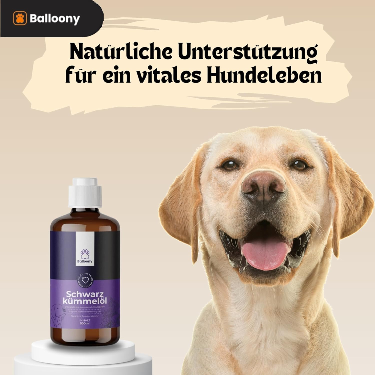 Black Cumin Oil for Dogs - Natural Support for a Vital Dog Life image number 6