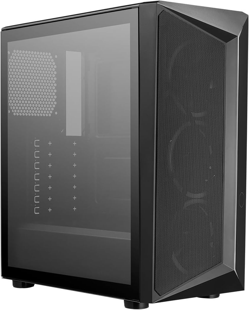 Cooler Master CMP 510 PC Case - Mid-Tower Chassis with ARGB Strip, Mesh Front Intake, 3 X 120Mm ARGB Fans, Tempered Glass Side Panel, Versatile Cooling & Component Support, Breathable PSU Shroud image number 3