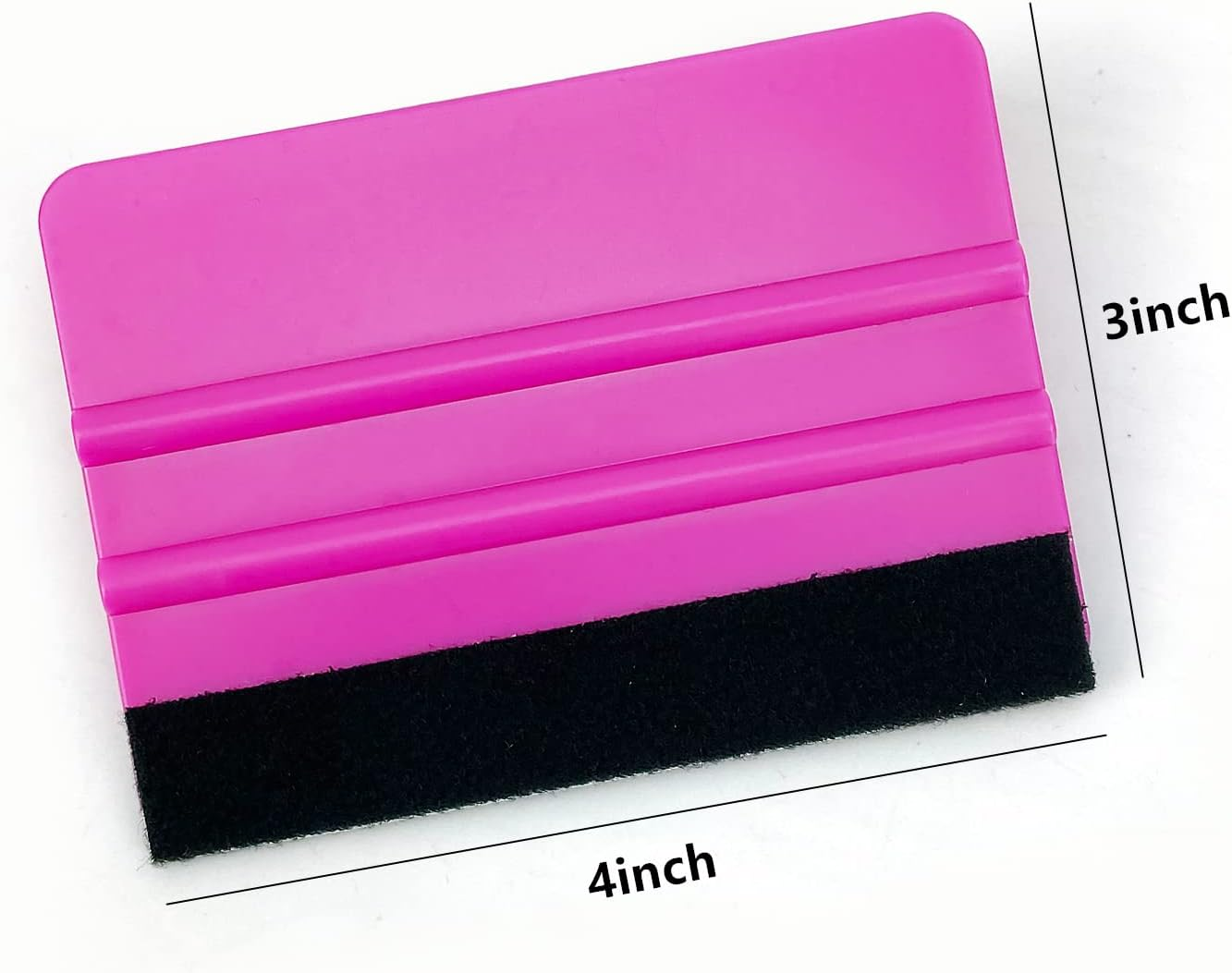 Umaki 8.3Inch Large Vinyl Wrapping Felt Squeegee with 4Inch Vinyl Squeegee Applicator for Fastly Installing Vehicle Tinting Film Graphic or Wallpaper, Finish Smoothing/Cleaning Work, 3Pack image number 1