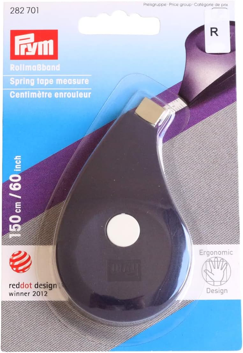 Prym 60-Inch Ergonomic Imperial Spring Tape Measure image number 1