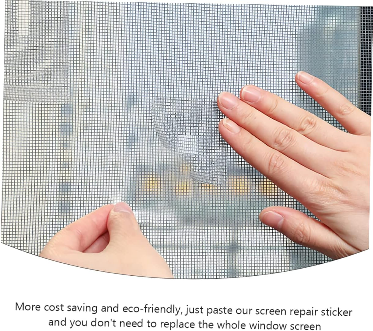 HOMSFOU Screen Tape Self-Adhesive Window Repairing Decal for Sliding Door Window Mesh Tape for Insect Screen image number 6