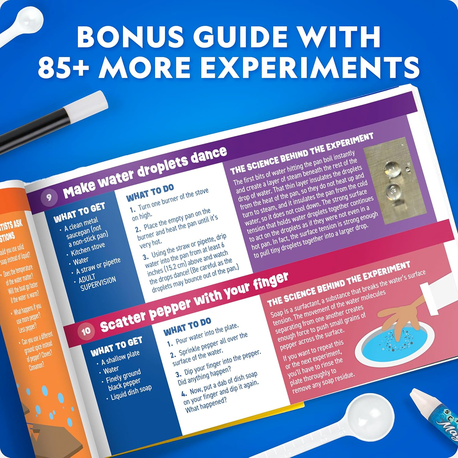 National Geographic Science Magic Kit &ndash; Science Kit for Kids with 100+ Unique Experiments and Magic Tricks, Chemistry Set and STEM Project, Kids Gifts image number 2