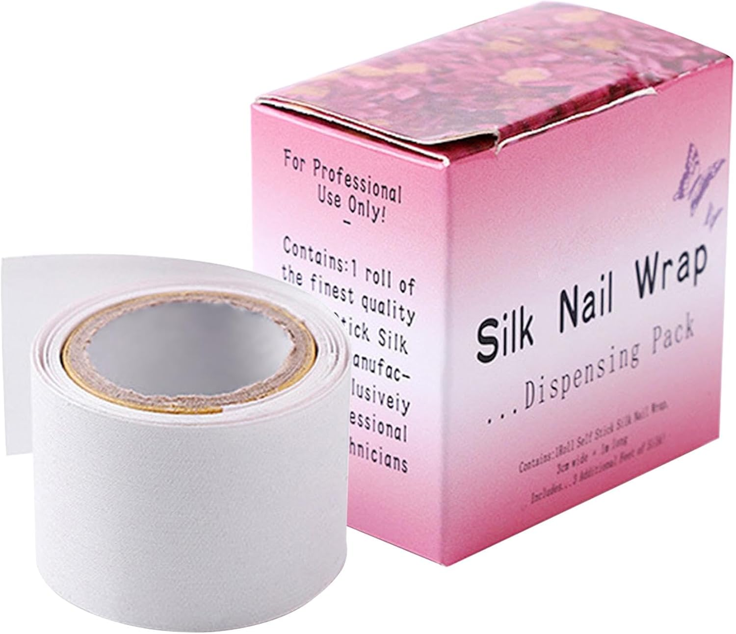 Silk Nail Wrap - Nail Repair | Reinforced Nail Protector, Adhesive Nail Wrap, Bandage Tape for Nail Reinforcement Repair, Fiberglass and Silk Wraps, image number 4