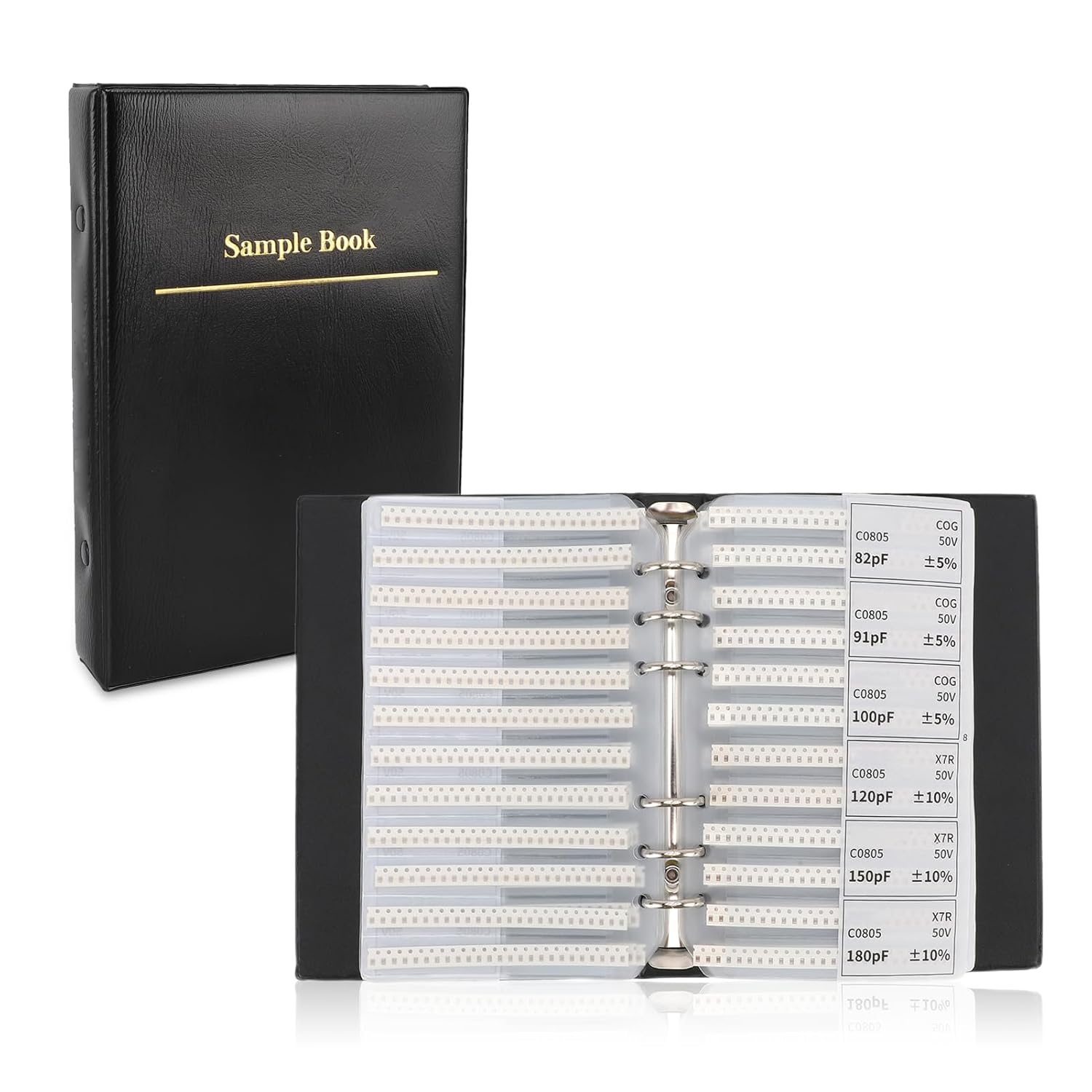 Capacitor Sample Kit with X7R/X5R Ceramic Capacitors - 84 Values Electronics Components Assortment for Circuit Design, Prototyping, DIY Projects - Professional Kit for Engineers, Students, Labs & Repair image number 4