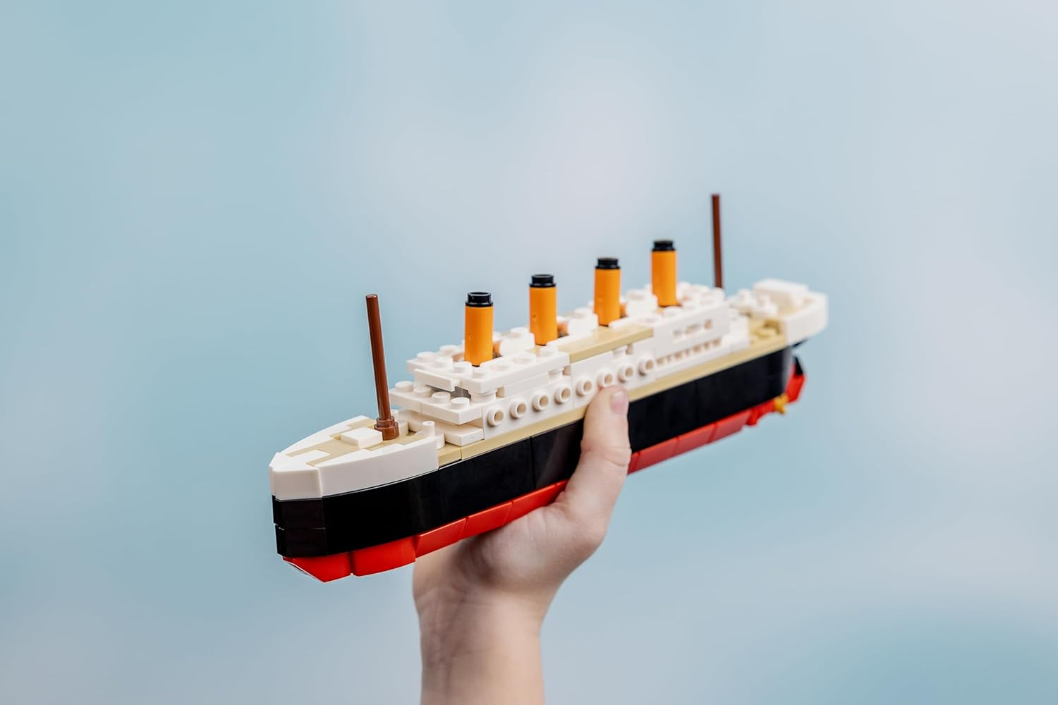 Brick Loot Titanic Building Bricks Set (Mid Sized 217 Pieces) 100% Compatible, Fits  and Other Major Brands image number 4
