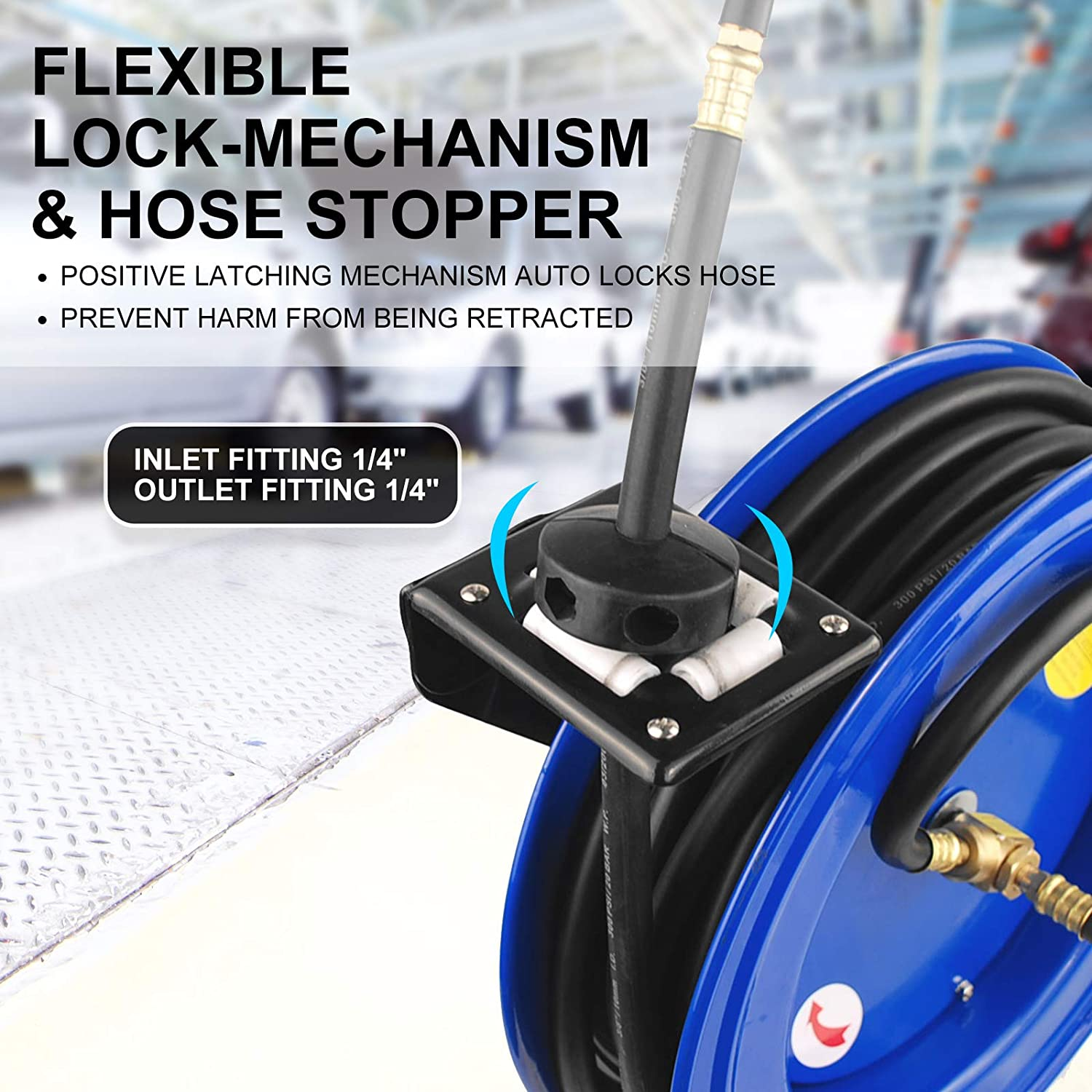 Dynamic Power Air Hose Reel 15M image number 4