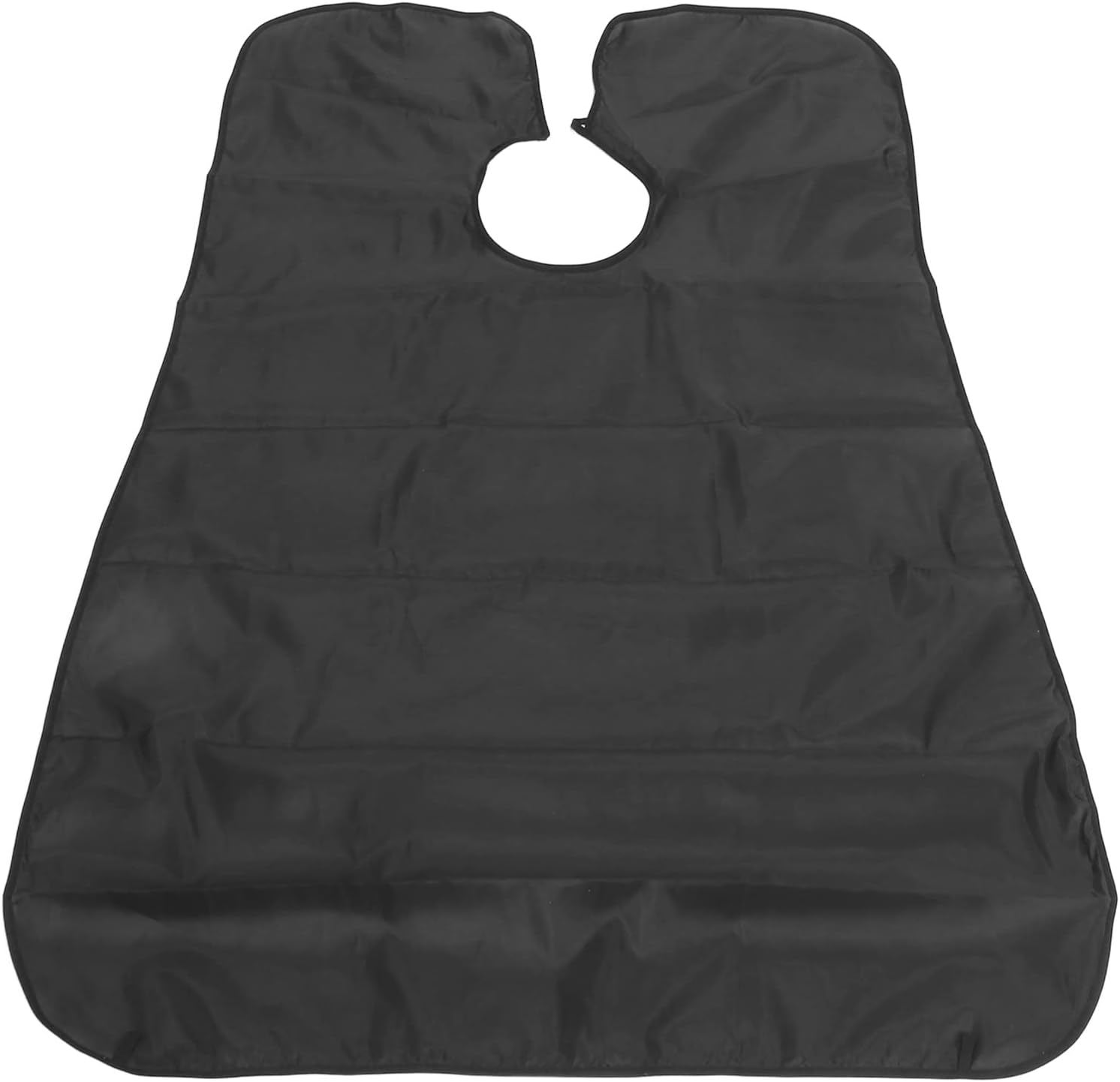 Salon Hairdressing Cape Waterproof Polyester Super Silky Full Coverage Adjustable for Everyone Black image number 5