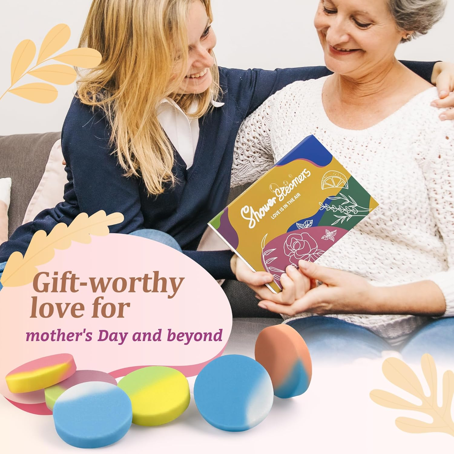 Leoce Shower Steamers Multi-Quantity Packed Women/Men Gift Set Aromatic Shower Bombs, Individually Wrapped Tablets for Mother'S Day & Anniversaries (15Pcs) image number 3