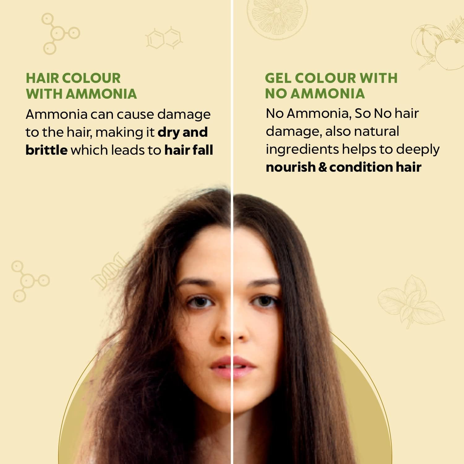 Indus Valley Damage Free Permanent Gel Hair Color (Dark Copper Blonde) image number 6