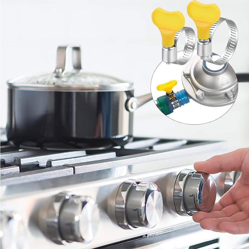 Stainless Steel Adjustable Worm Drive Hose Clamps - 6 Sizes for Fuel Lines and Various Applications image number 6