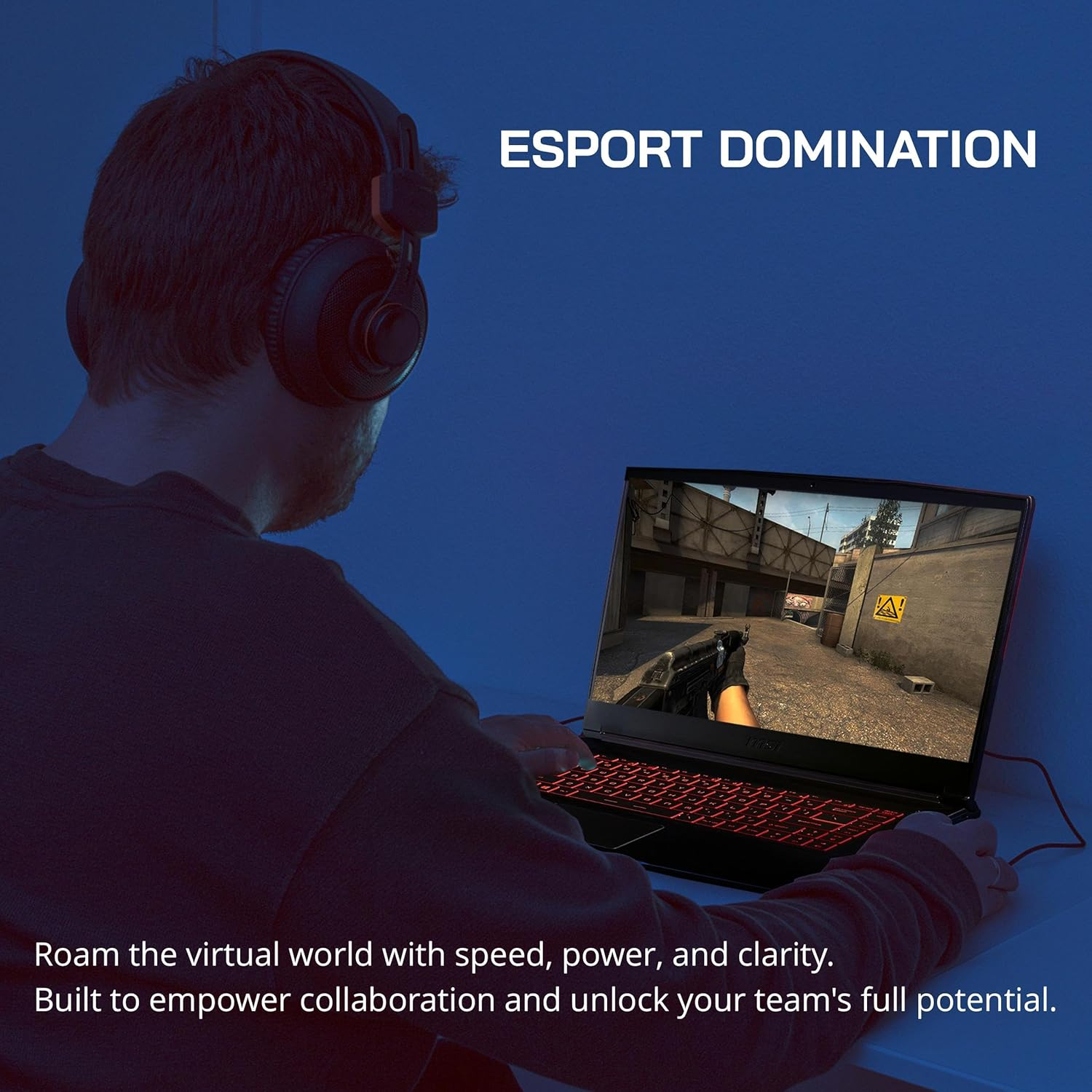 MSI GF63 15.6" 144Hz FHD IPS Gaming Laptop, 12Th Gen Intel 8-Core I5-12450H Processor, NVIDIA Geforce RTX 2050, 8GB RAM, 512GB Nvme SSD, Backlit Keyboard, Ethernet, Wifi, HDMI, Windows 11 Home image number 3