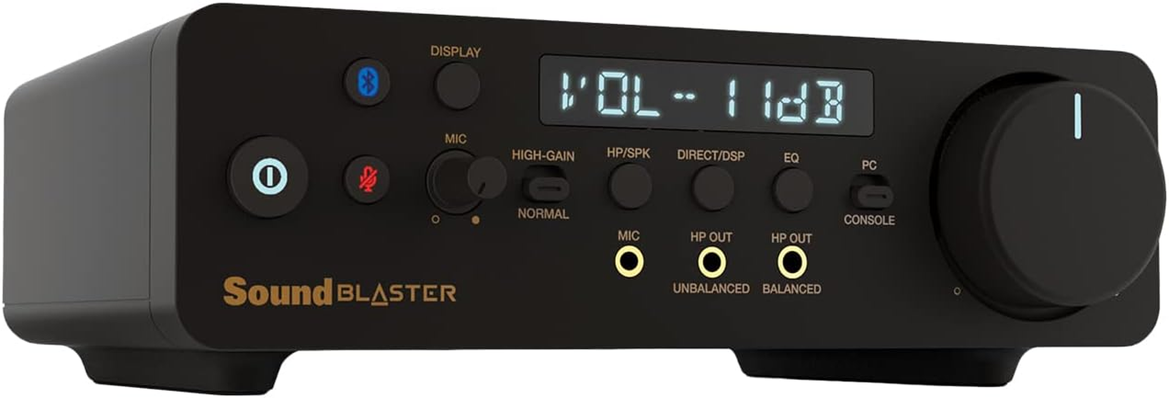 CREATIVE Sound Blaster X5 Hi-Res 32Bit/384Khz External USB DAC with Fully Balanced Xamp Headphone Bi-Amp, Bluetooth Receiver, RCA In/-Out, TOSLINK Optical In/-Out, Mic-In, Headset-In for Audiophiles image number 4