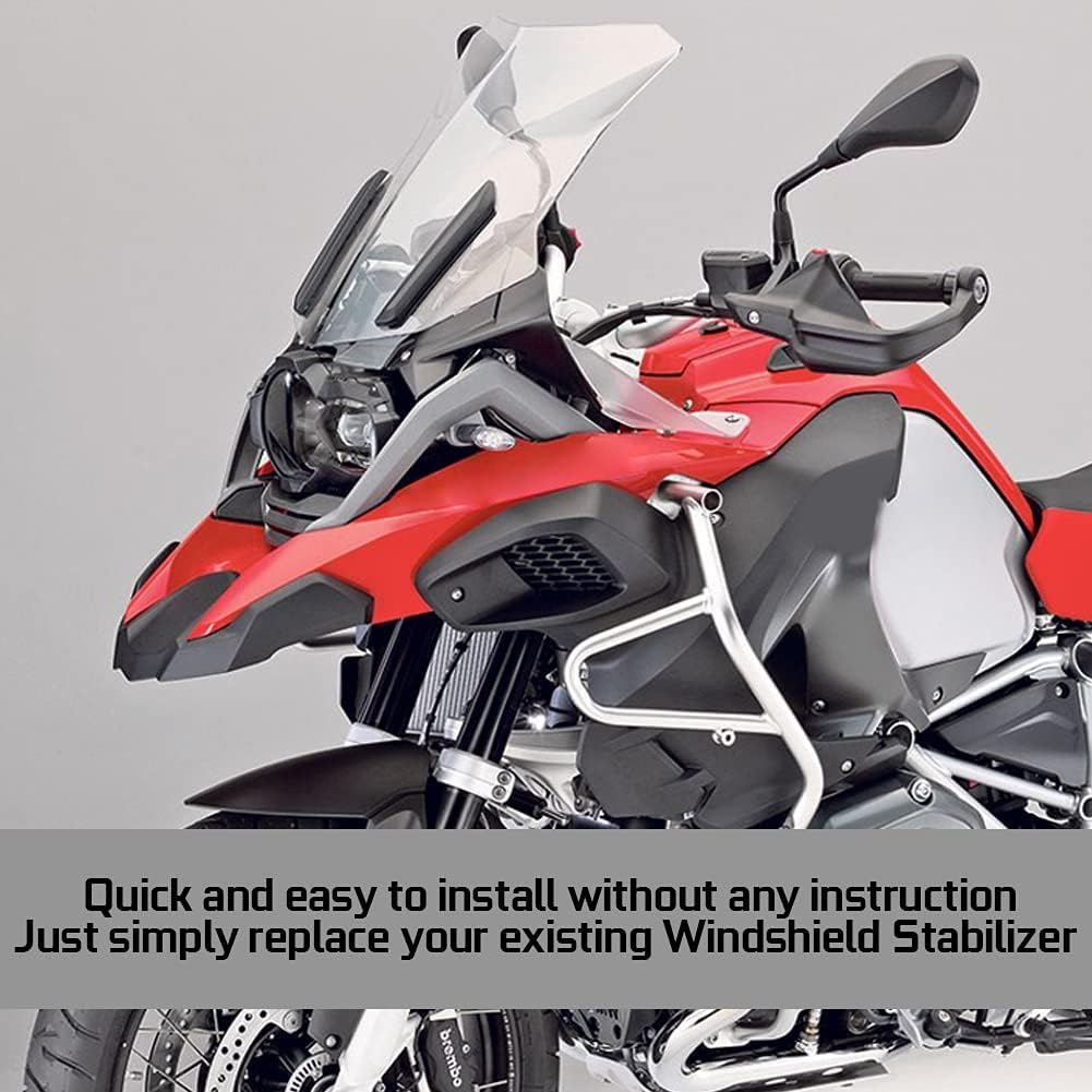 Motorcycle Windscreen Windshield Trim Pressure Strip inside Outer Bracket Holder Support Kits for BMW R1200GS LC/ADV (2013-2019) R1250GS/ADV(2019-2021) Motorbike Parts image number 1