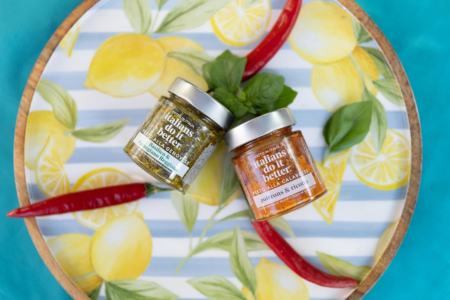 Italians Do It Better Pesto Alla Calabrese Sauce, 135G &ndash; Italian Pesto Sauce with Peppers and Ricotta, Ideal for Penne, Spaghetti, Pasta Sauce, Italian Made