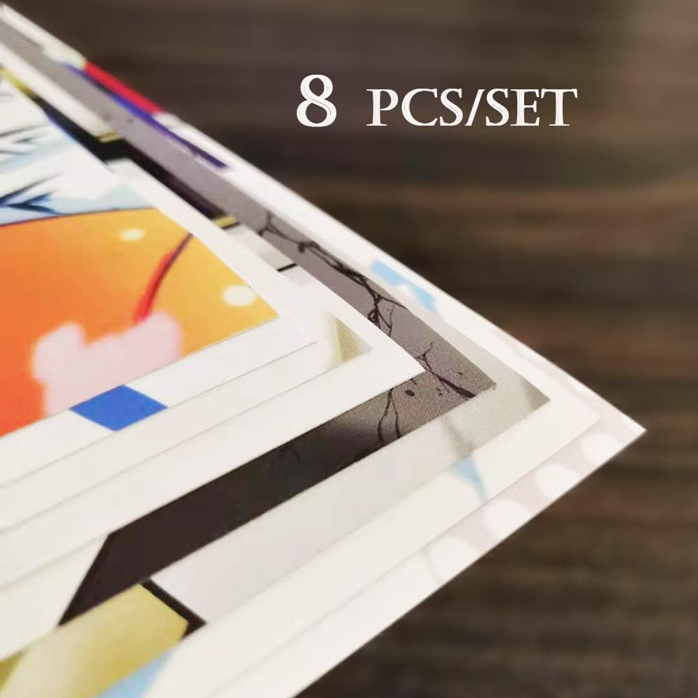 HXH Posters Japanese Anime Manga Hunter GON Freecss X Hunter Poster for Boy Bedroom Living Room Wall Collage Kit Pictures Art Print for Home Wall Decor,11.5X16.5 Inches,Set of 8 Pcs image number 2