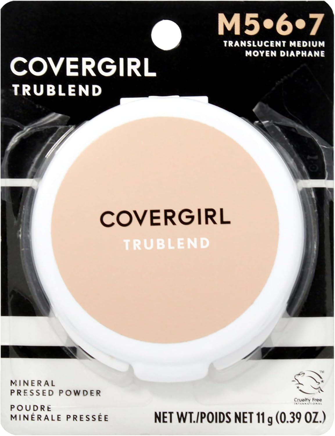 COVERGIRL Trublend Pressed Blendable Powder Translucent Medium, .39 Oz