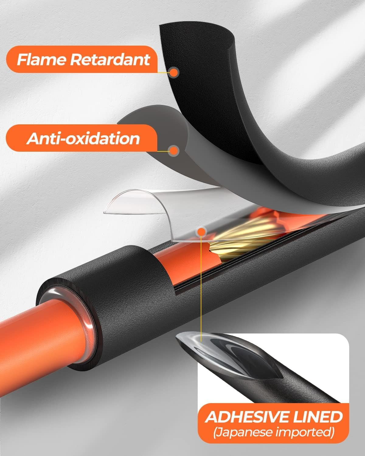 560 Pieces Heat Shrink Tube 2:1, Wire and Cable Wrapping Assortment Electrical Insulation Heat Shrink Tubing Kit with Box for DIY (5 Colors/12 Sizes), Black, Red, Blue, Yellow, Green image number 3