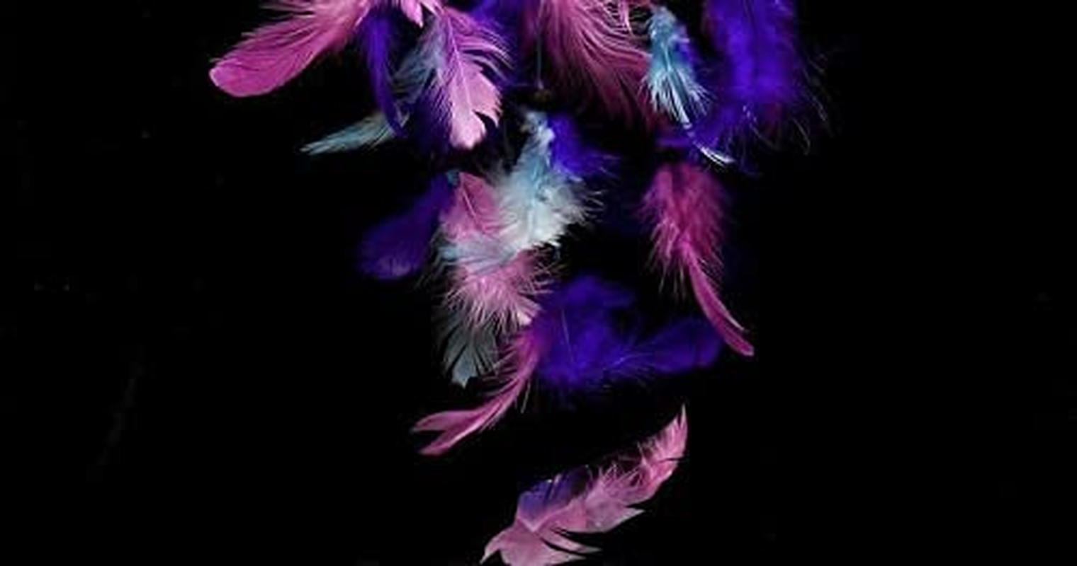 Dream Catcher Wall Hanging Large Multi Colour Handcrafted Dreamcatcher Traditional Style Decoration Coloured Feathers 27Cm X 80Cm image number 2