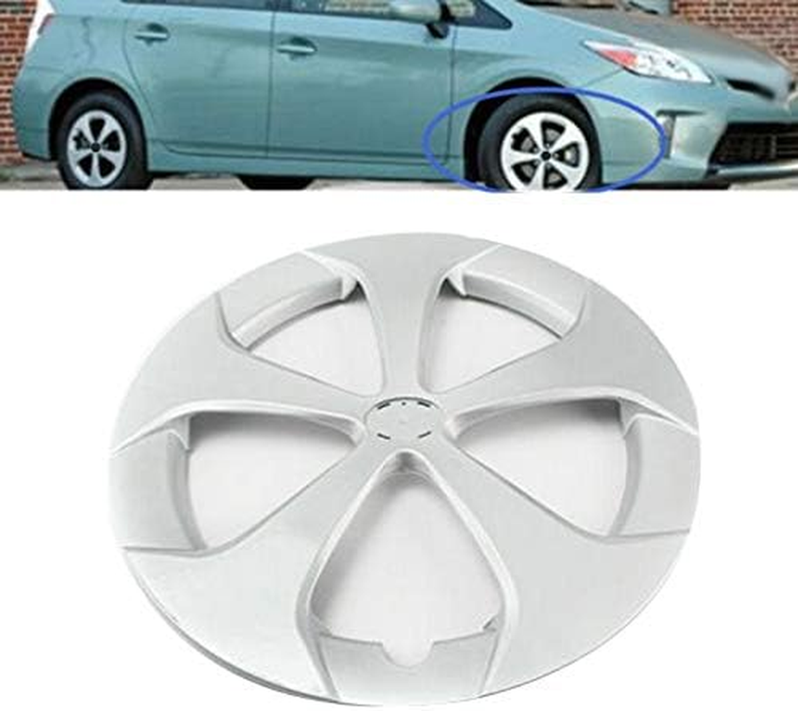 QXKSPG 15 Inch Car Wheel Cover Hub Cap Replacement, for Toyota, for Prius 2012 2013 2014 2015 Wheel Trims Set image number 1